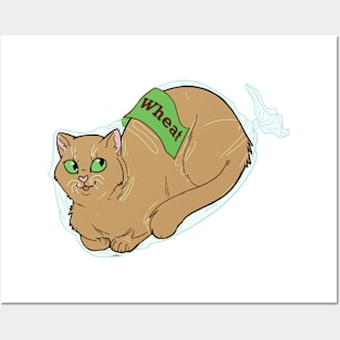 Catloaf: Wheat (Tan) Posters and Art